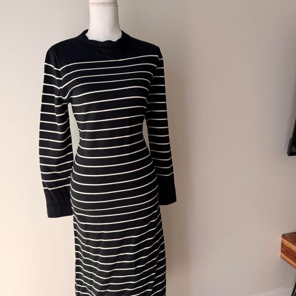 Zara black and white striped